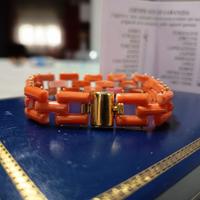Bracciale oro 18kt e corallo