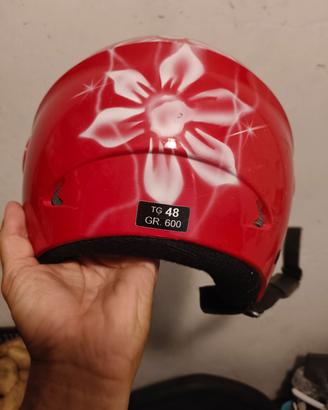 casco moto bambina 