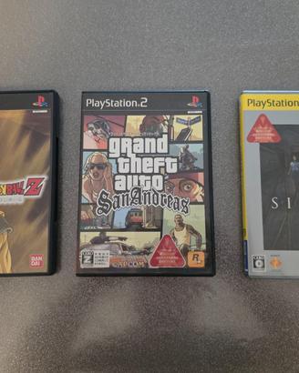 LOTTO GIOCHI PS2 PLAYSTATION 2 GIAPPONE COLLEZIONE