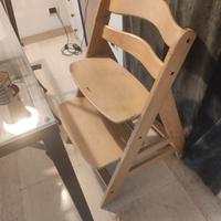 sedia legno ergonomica bambini