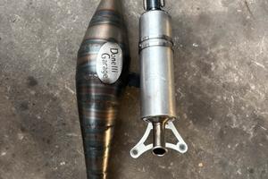 Marmitta minarelli orizzontale 70cc