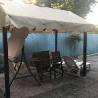 gazebo in legno lamellare