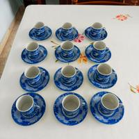 set 12 tazzine caffè con sotto tazza Japan
