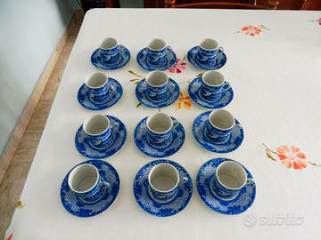 set 12 tazzine caffè con sotto tazza Japan