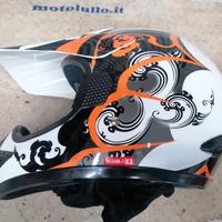 casco da cross nuovo reset omologato