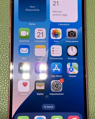 iPhone 12 MINI Rosso 128 GB Batteria 80%