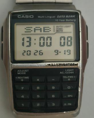 Orologio Casio DBC-32 Databank Calcolatrice 