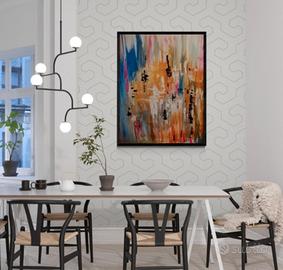 Dipinto su tela quadro astratto arte contemporanea