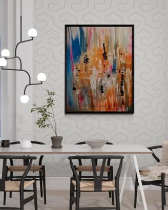 Dipinto su tela quadro astratto arte contemporanea