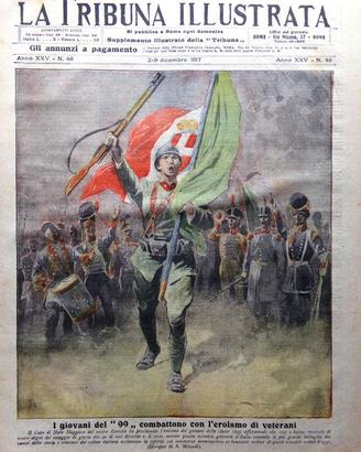 La Tribuna Illustrata 2 Dic 1917 WW1 Piave