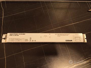 reattore osram qtec 2 x 36 watt