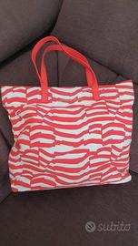 Borsa shopper Armani Jeans tessuto telato NUOVA