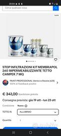 Kit impermeabilizzante camper 7mq