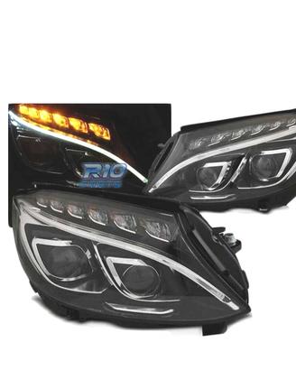 FARI MERCEDES CLASSE C W205 14-18 LUCE DIURNA LED 