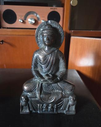 Statua Buddha in ottone – Meditazione Dhyana Mudra