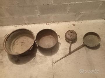 OGGETTI RAME - ARGENTO - OTTONE  E OGGETTI VINTAGE