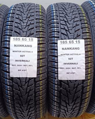 4 GOMME 185 65 15 NANKANG INV RIF4167
