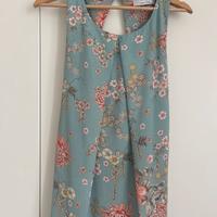 Abito estivo Kaos tg 42 celeste con fiori nuovo
