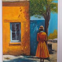 Quadro dipinto a mano olio su tavola 50*40 Buzzoni