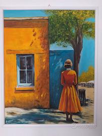 Quadro dipinto a mano olio su tavola 50*40 Buzzoni