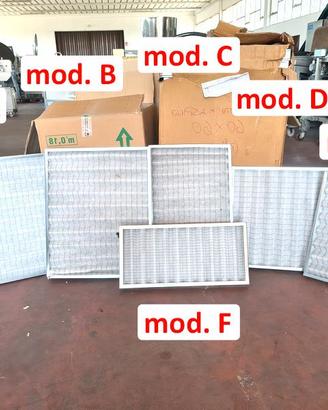 filtri aria ondulati per condizionatori nuovi