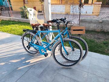 Coppia bici uomo / donna in alluminio Via Veneto 