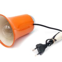 Lampada  scrivania vintage arancione modernariato