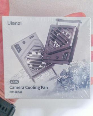 Ventilatore della fotocamera Ulanzi CA25, Nero