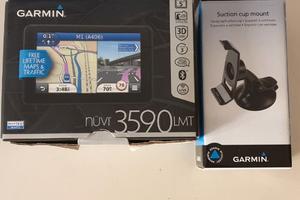 Garmin Nuvi 3590 LMT con supporto a ventosa