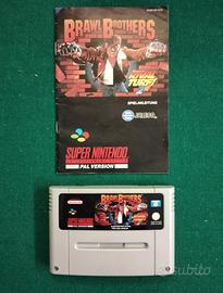 Brawl Brothers Super Nintendo Snes 