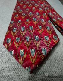 cravatta rossa Ermenegildo Zegna 