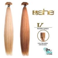 10 ciocche extension professionali a cheratina SHE