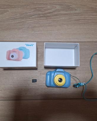 Macchine fotografiche per bambini rosa e blu