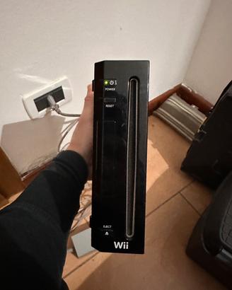 Wii BLACK (completo di accessori+2 comdandi)