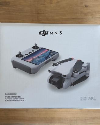DJI Mini 3 Fly More Combo con DJI RC – MAI UTILIZZ