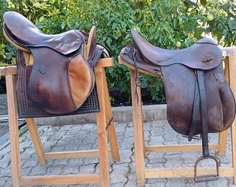 Selle equitazione cavallo Colombia vintage