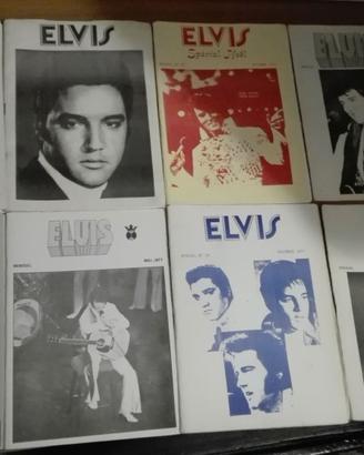Elvis Presley lotto 22 fanzine fun club anni 70.
