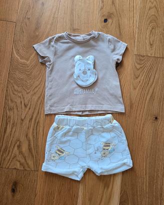 Completo neonato Winnie the Pooh nuovo 1-3 m