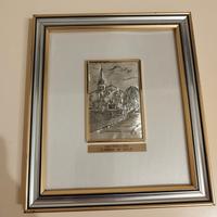 Quadro con Piastra in Argento 