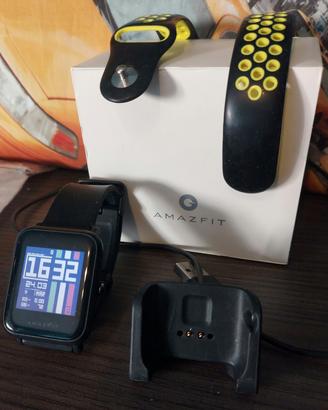 SMARTWATCH AMAZFIT BIP COMPLETO+SECONDO CINTURINO