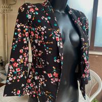 Blazer bershka fiorato