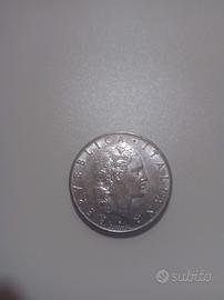 Moneta 50 lire rara
