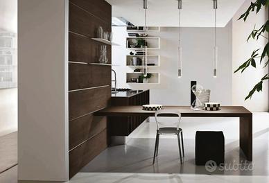 TITANIO Cucina con oasi Dispensa | 300 cm