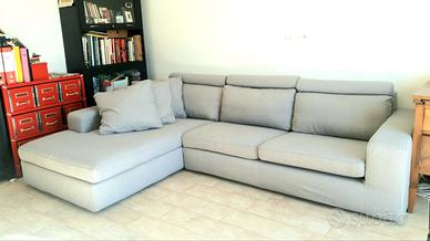 Coppia divani angolare 2 federe sfoderabili