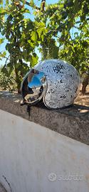 Casco con visiera bubble
