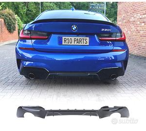 DIFFUSORE BMW G20 G21 18- LOOK M-TECH NERO LUCIDO