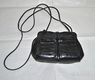 Borsetta Vintage in Pelle Nera