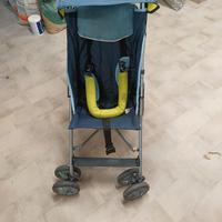 Passeggino leggero blu e verde
