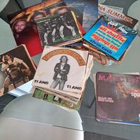 3 lp in vinile e 50 circa 45 giri
