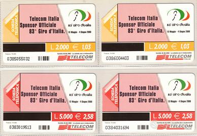 Schede Telefoniche serie "83° GIRO D'ITALIA"